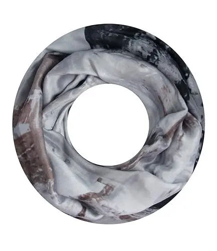 Produktbild: Majea Damen Loop Schal Schlauchschal Halstuch (880021) (grau 15)