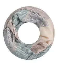 Produktbild: Majea Damen Loop Schal Schlauchschal Halstuch (880025) (Alt rosa 10)