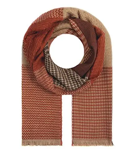 Produktbild: Majea Damenschal Winterschal Strickschal Damen Schal (880042) (rost 19)