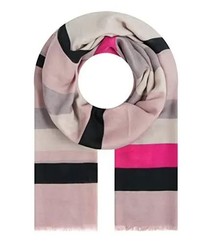 Produktbild: Majea Halstücher Damen Tuch Kopftuch Halstuch Schal Damen-Schal Tücher Damen Stola (880030) (rosa 9), 180x90