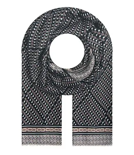 Produktbild: Majea Halstücher Damen Tuch Kopftuch Halstuch Schal Damen-Schal Tücher Damen Stola (880030) (schwarz 18)