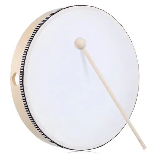 Produktbild: MAJORMENCH Trommel - handtrommel - percussion - trommel Mit Trommelstock - percussion - ausrüstung Für Musikunterricht, Aufführungen, Partys Und Feiern