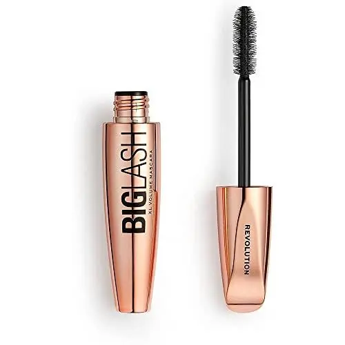 Produktbild: Revolution Beauty, Big Lash Volume Mascara, Volumen- & Verlängerungs-Mascara, Leichtes Gefühl, Schnell Trocknend, Tierversuchsfrei & Vegan, Tiefschwarz