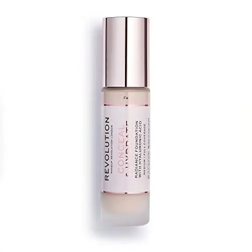 Produktbild: MakeUp Revolution | Verbergen & Hydrat Foundation F4