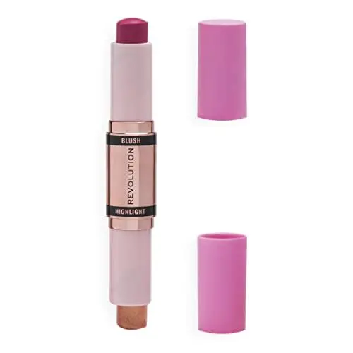 Produktbild: Makeup Revolution, Blush & Highlight Stick, Golden Shine, Face Blusher and Highlighter, 4.3g