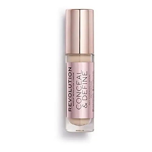 Produktbild: Makeup Revolution Conceal & Define Concealer, Lightweight, Longlasting, Full Coverage Face Makeup, C3, 4g
