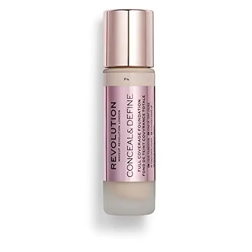 Produktbild: Makeup Revolution, Conceal & Define Grundierung, F4, 23ml