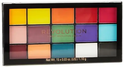 Produktbild: Revolution Beauty London Reloaded Eyeshadow Palette, Matte Eye Colours, 15 Shades, Marvellous Mattes, 16.5g