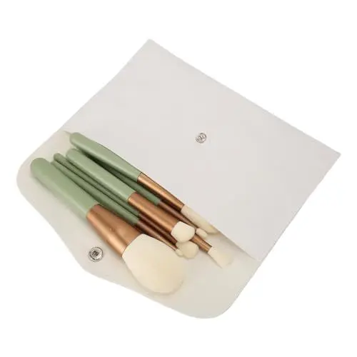 Produktbild: Make-up-Pinsel-Set, Professionelle Weiche Borsten für Sanftes Auftragen, Tragbare Kosmetikpinsel für Zuhause und Reisen mit Synthetischem Fasermaterial