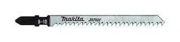 Produktbild: Makita A-85628 Stichsägeblatt B-10 HCS 5 Stück, ideal für saubere und schnelle Schnitte in Holz und Kunststoff von 3 bis 65 mm Materialstärke