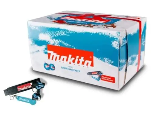 Produktbild: Makita Adventskalender Werkzeug 2024 Männer, Wert 300 €, Heimwerker Werkzeugkalender für den Mann, Advent Kalender Werkzeuge Mann, inkl. JUNG Cosmo Reinigungsspray 100ml