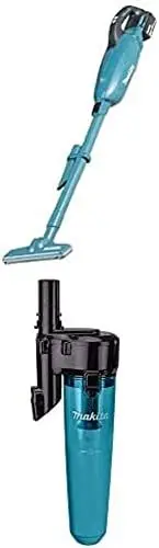 Produktbild: Makita DCL281FRF Akku-Staubsauger 18V / 3,0 Ah, 1 Akku + Ladegerät + Zyklonabscheider-Vorsatz