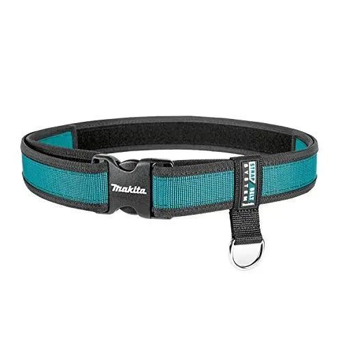 Produktbild: Makita E-05337 Schnellverschlussgürtel, 155 cm lang, inklusive Befestigungsschlaufe, 50 mm Schnellverschluss-Clip, Längenverstellung durch Klettband