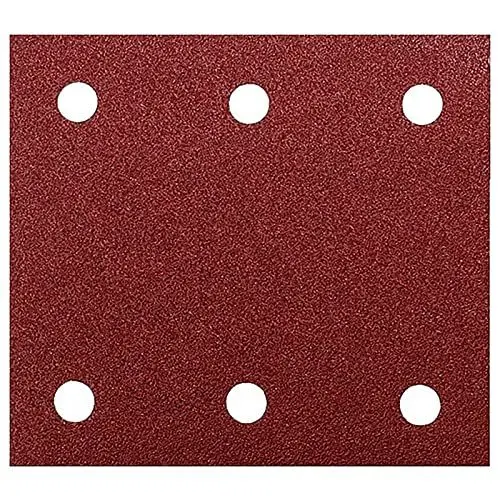 Produktbild: Makita Klett-Schleifstreifen, Rot, Korn 100 - 114 x 102 Korn 100 (50 St)