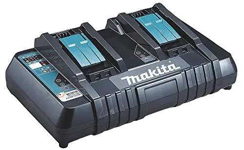 Produktbild: Makita Ladegerät, Blau/Silber, (L x B x H) 205 x 340 x 100mm, 196933-6