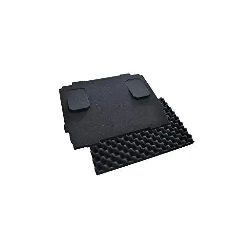 Produktbild: Makita P-84268 Polster-Set 20 mm, 2-teilige Schaumstoffeinlagen mit Boden- und Deckelpolster, mit 2 Ausschnitte für 18V LXT-Akkus, passend für MAKPAC-Sytemkoffer, 375 x 280 x 60 mm (LxBxH)