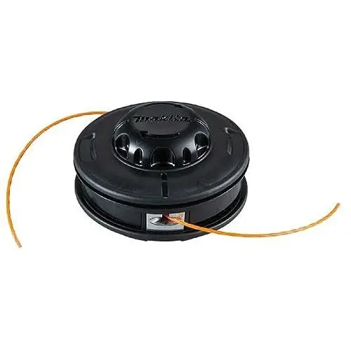 Produktbild: Makita 191D93-3 2-Fadenkopf Tap&Go M10 x 1,25, Linksgewinde, Ø 130 mm, mit 2,4 mm Four-Leaf Mähfaden, 4 Meter lang, Tippautomatik, passend für Akku-Rasentrimmer und Akku-Freischneider