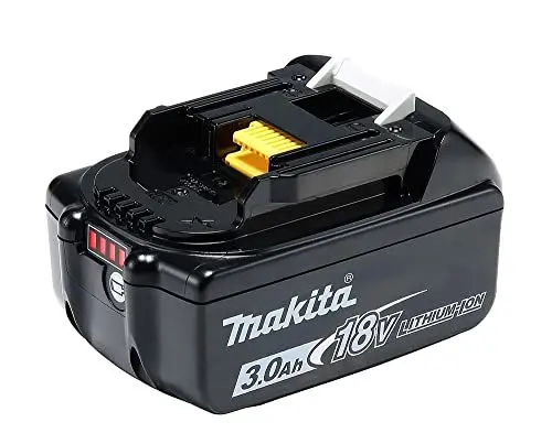 Produktbild: Makita bl1830b 18 V Li-Ion Akku 3.0 Ah (mit Ladezustandsanzeige), schwarz/weiß (1) / 632G12-3