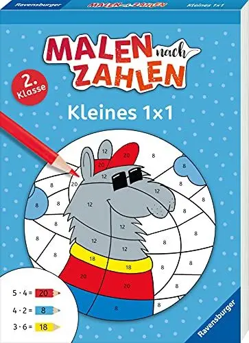 Produktbild: Malen nach Zahlen, 2. Kl.: Kleines 1 x 1