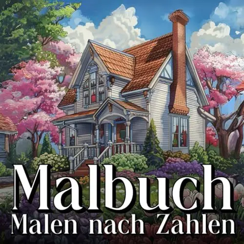 Produktbild: Malen nach Zahlen Malbuch für Erwachsene: Ein Ausmalbuch mit Blumen, Tiere, Garten und Landschaften für Entspannung und Stressabbau