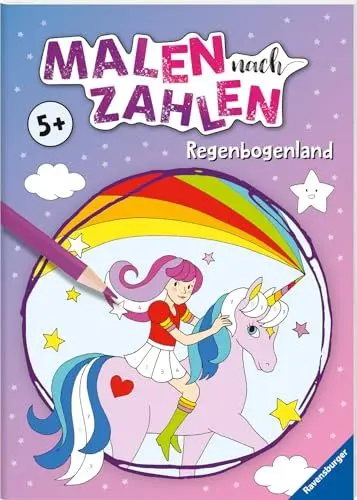 Produktbild: Malen nach Zahlen ab 5: Regenbogenland