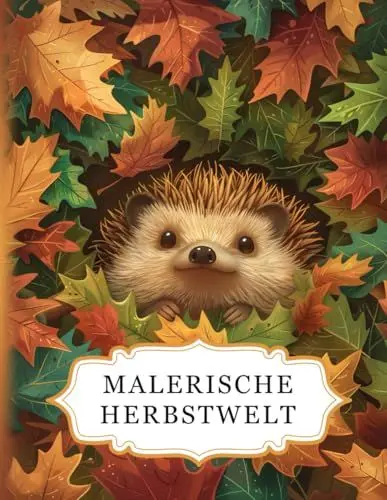 Produktbild: Malerische Herbstwelt: Ein Herbst Malbuch für Erwachsene mit 50 wunderschönen Motiven zum Ausmalen. Ideal zur Entspannung, zum Stressabbau und zur Förderung der Kreativität