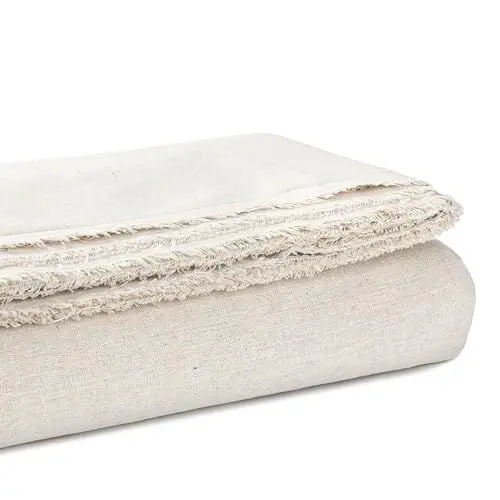Produktbild: TOUROCMONT Maltuch Leinen Leinwand auf Rolle,160cm x 5m, 194gr/m² Rohgewebe – Ungrundiert, Leinen Gewebe
