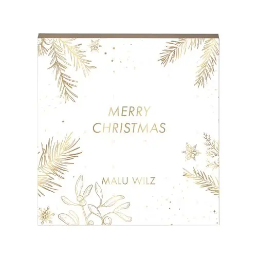 Produktbild: Malu Wilz Adventskalender 2024, Beauty Adventskalender mit diversen Pflege- und Kosmetik-Produkten, 21 Ampullen + Mascara & Creme im Wert von 168€