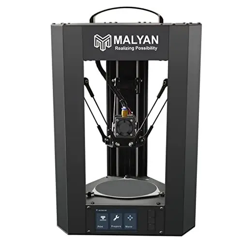 Produktbild: MALYAN M300 Mini Delta 3D Drucker - Fertig montierte FDM 3D Drucker für Kinder und Anfänger, MicroSD-Karte vorinstalliert mit druckbaren 3D Modellen, Druckgröße 110x120 mm