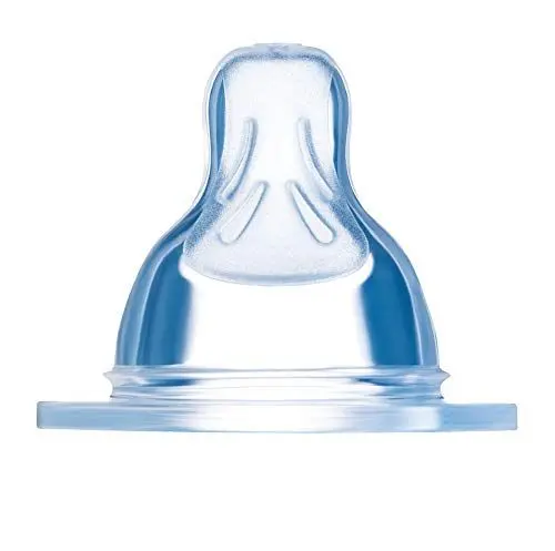 Produktbild: MAM Sauger Größe 2 im Doppelpack, Flaschensauger (Durchflussrate mittel), weicher Trinksauger passend für alle MAM Flaschen/Trainer, ab 4+ Monate
