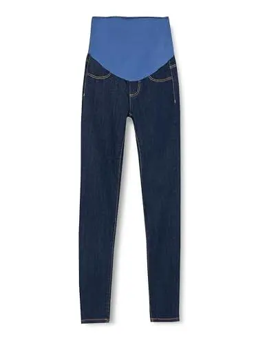 Produktbild: MAMA.LICIOUS Damen MLCILIA Skinny Jegging Umstandsjeans, Dark Blue Denim, Large