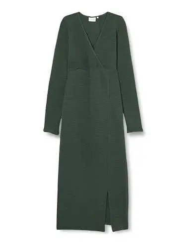 Produktbild: MAMALICIOUS Damen Mlasia Tess Ls Jrs Midi Dress 2f A., Grün, XL