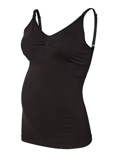 Produktbild: MAMALICIOUS Damen Mlilja Feed Me Top 2 F A. Noos, Schwarz, M-L