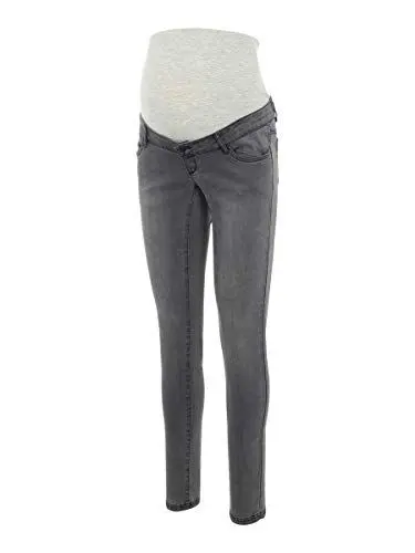 Produktbild: MAMALICIOUS Damen Mllola Slim Grey Jeans A. Noos Hose, Grey Denim, 27W 34L EU