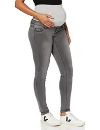 Produktbild: MAMALICIOUS Damen Mllola Slim Grey Jeans A. Noos Hose, Grey Denim, 31W 34L EU