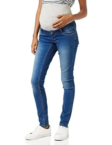 Produktbild: MAMALICIOUS Damen Mllola Slim Blue Jeans Noos B. Umstandshose, Blue Denim, 31W 32L EU