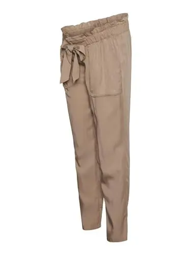 Produktbild: MAMALICIOUS Damen Mlnewbethune Woven Pant A., Warm Taupe, L