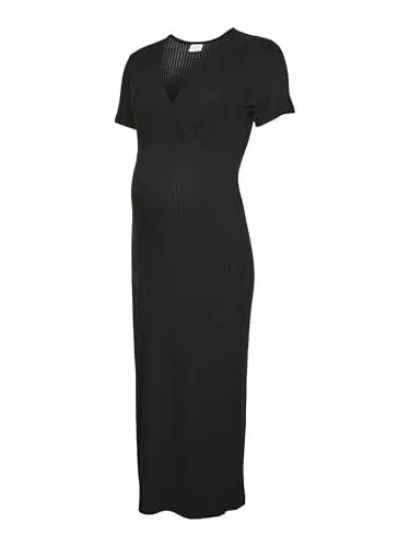 Produktbild: Mama.licious Mltrinity Tess Ss JRS Midi Dress 2F Noos
