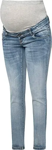 Produktbild: Mamalicious NOS Damen MLGOLDEN Slim Jeans NOOS A. Umstandshose, Blau (Light Blue Denim Light Blue Denim), 29/34