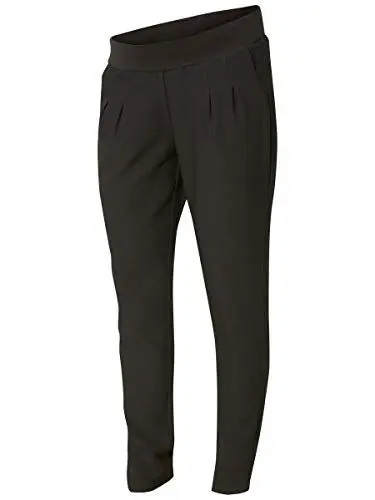 Produktbild: Mamalicious NOS Damen MLNEW Business Pant NOOS Umstandshose, Schwarz (Black Black), 34 (Herstellergröße: XS)