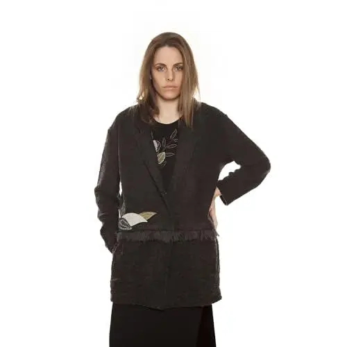 Produktbild: Mamatayoe Jacke Poiana für Damen, Langarm, Grau, Größe M