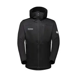 Produktbild: Mammut Ultimate VII SO Hooded Jacket Men | Outdoor Jacke für Herren, Softshelljacke für Sport, Gore-Tex Wanderjacke, Allwetterjacke mit Kapuze, Atmungsaktiv und Winddicht | Schwarz, 3XL