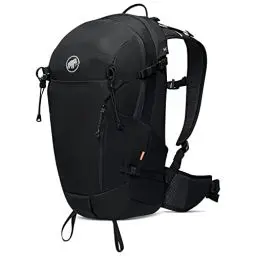 Produktbild: Mammut Lithium 25 | Outdoor Rucksack für Damen und Herren, Wanderrucksack zum Sport, Trekking und Klettern, Mit Brustgurt und Rückenbelüftung, Atmungsaktiv | 25l, Black (Schwarz)