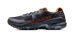 Produktbild: Mammut Sertig II Low GTX Men | Wanderschuhe für Herren, Outdoor Schuhe, Wasserdichte Sportschuhe, Gore-Tex Trekkingschuhe, Leichte Bergschuhe, Für Sport & Hiking | Black-Vibrant Orange, 11.5