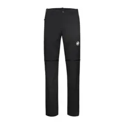 Produktbild: Mammut Outdoor Zip Off Pants Men | Wanderhose für Herren, Funktionshose zum Wandern und Trekking, Outdoorhose, Multifunktionshose, Lang & Kurz, 85% Polyamid, 15% Elasthan | Black, 48