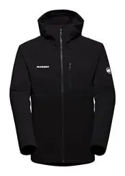 Produktbild: Mammut Ultimate Comfort SO Hooded Jacket Men | Softshelljacke für Herren, Outdoor Jacke, Wanderjacke, Funktionsjacke, Softshell, Allwetterjacke, Multifunktionsjacke mit Kapuze | Schwarz, M