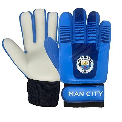 Produktbild: Manchester City FC - Torwarthandschuhe für Kinder/Jugendliche - Offizielles Merchandise - Geschenk für Fußballfans - Jugendliche: 10-16 Jahre