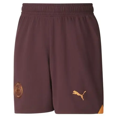 Produktbild: Manchester City Fußball Shorts für Kinder 2023/24 - Burgunderrot - Größe: 15/16 Jahre