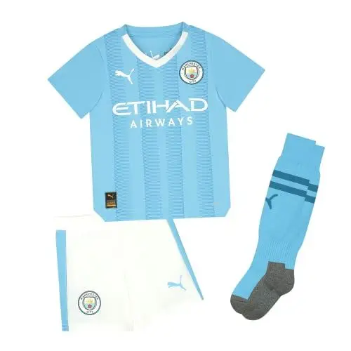 Produktbild: Manchester City F.C. Unisex Kinder 701225665 Mini-Set, Team Hellblau, 2 Jahre