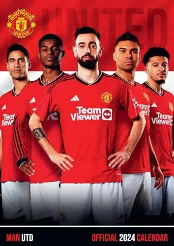 Produktbild: Manchester United FC 2024 – A3-Posterkalender: Original Danilo-Kalender (Mehrsprachig) (Kalender)